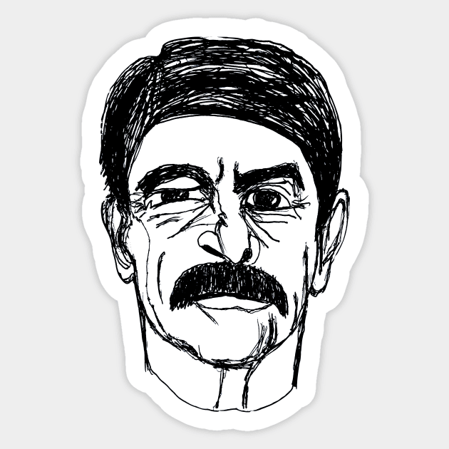 Lundy the Miner Sticker by Gilmore